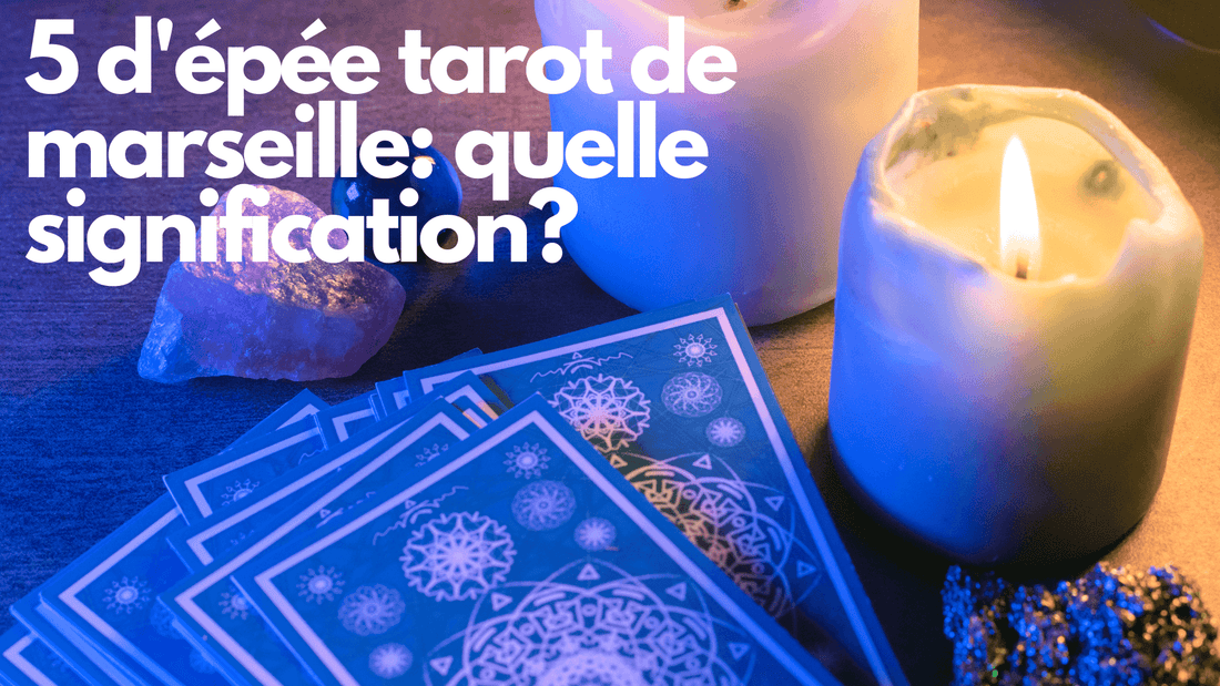 5 d'épée tarot de marseille: quelle signification?