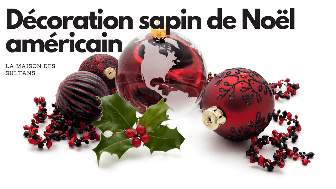 Décoration sapin de Noël américain