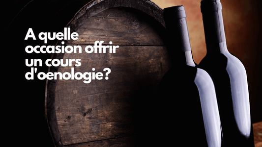 A quelle occasion offrir un cours d'oenologie?