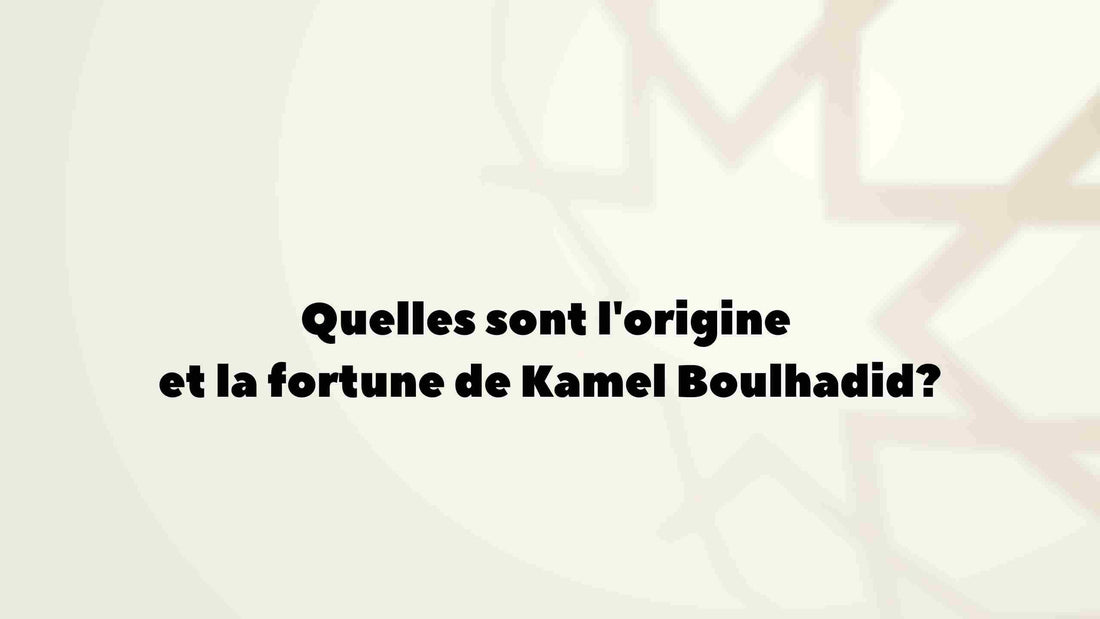 Quelles sont l'origine et la fortune de Kamel Boulhadid?