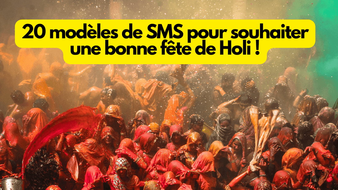20 modèles de SMS pour souhaiter une bonne fête de Holi 2026