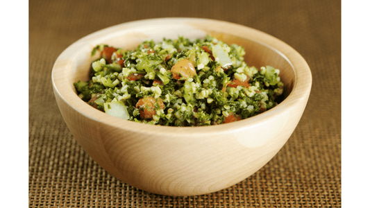 La recette simple du délicieux taboulé méditerranéen :