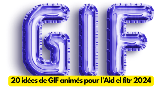 20 idées de GIF animés pour l'Aid el fitr 2024