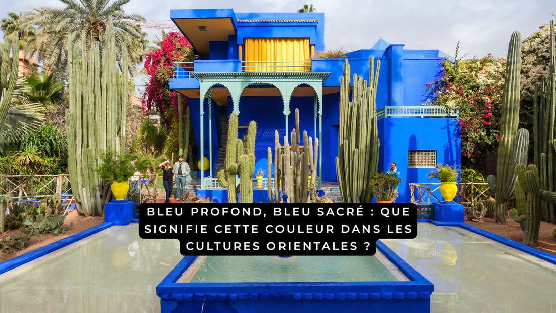 Bleu profond, bleu sacré : que signifie cette couleur dans les cultures orientales ?