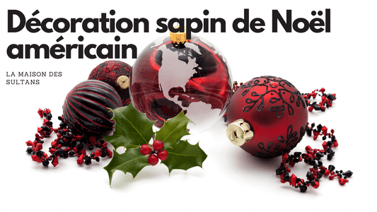 Décoration sapin de Noël américain