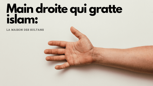 Main droite qui gratte islam