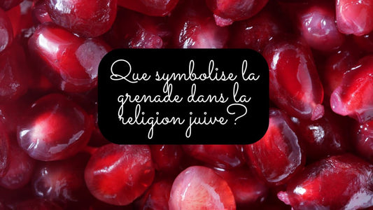 Que symbolise la grenade dans la religion juive?