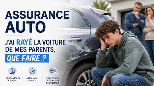 Assurance auto : j’ai rayé la voiture de mes parents, que faire ?