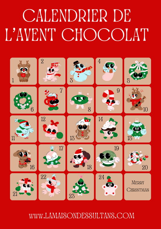 calendrier de l'avent chocolat
