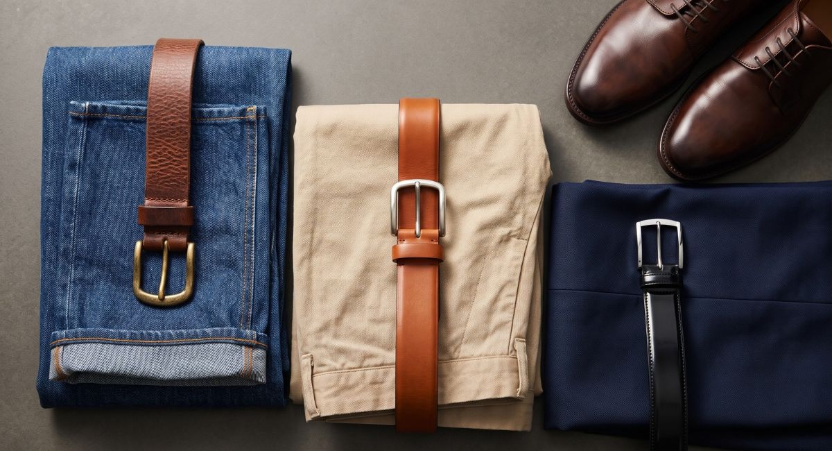 Quelle ceinture homme porter avec un jean, un chino ou un costume