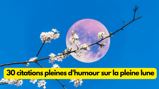 30 citations pleines d'humour sur la pleine lune