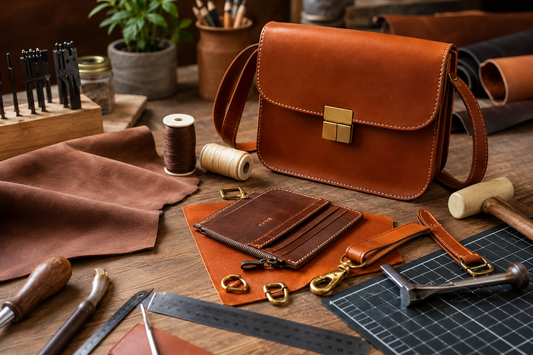 Création de sacs et accessoires avec des matières d'exception : quand le savoir-faire rencontre la noblesse des matériaux