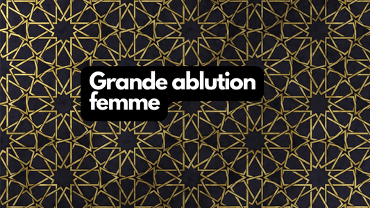 Grande ablution femme