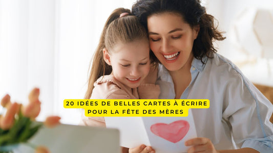 idées de belles cartes à écrire pour la fête des Mères 2026