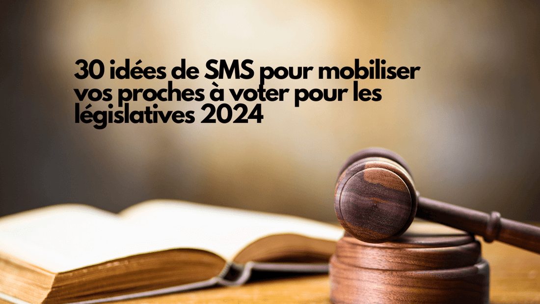 30 idées de SMS pour mobiliser vos proches à voter pour les législatives 2024