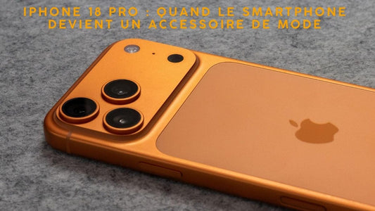 iPhone 18 Pro présenté comme un accessoire de mode