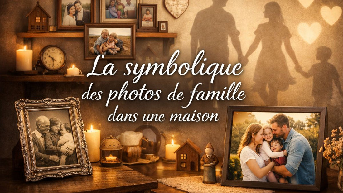 La symbolique des photos de famille dans une maison