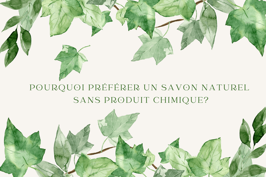 Pourquoi préférer un savon naturel sans produit chimique?