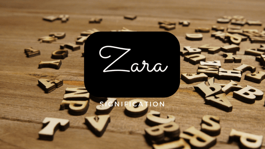 Quelle est la signification du prénom Zara?