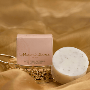 Quelle recette pour le savon au lait d'ânesse de La Maison des Sultans?