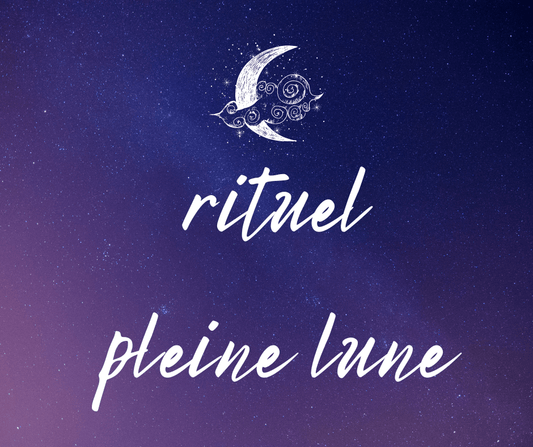 Rituel pleine lune verre d'eau
