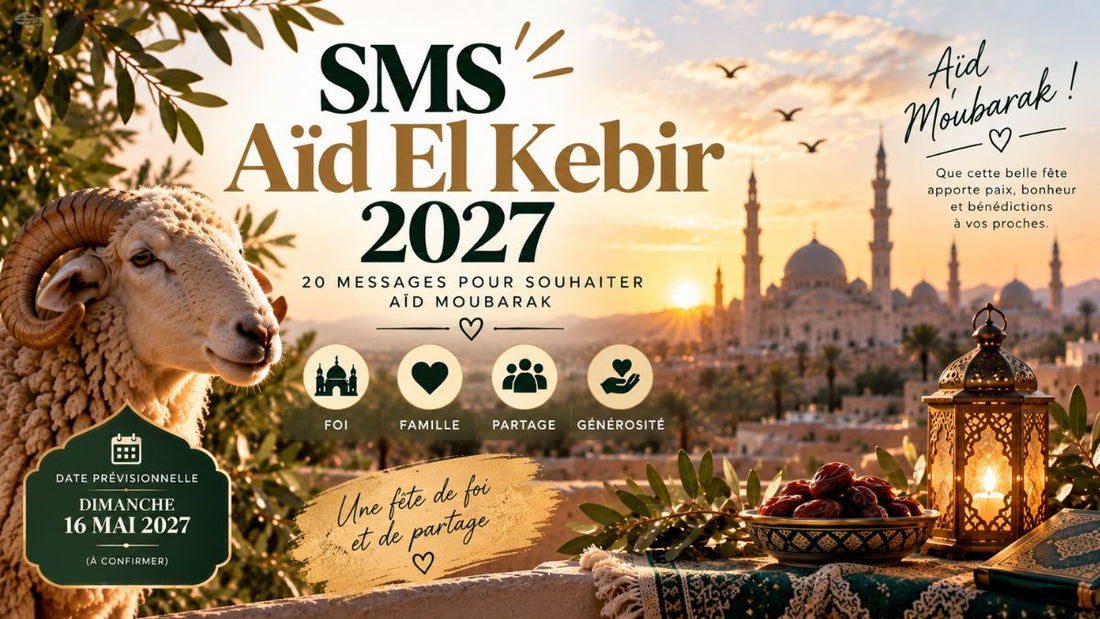 20 SMS pour souhaiter Aïd Moubarak pour l’Aïd El Kebir 2027