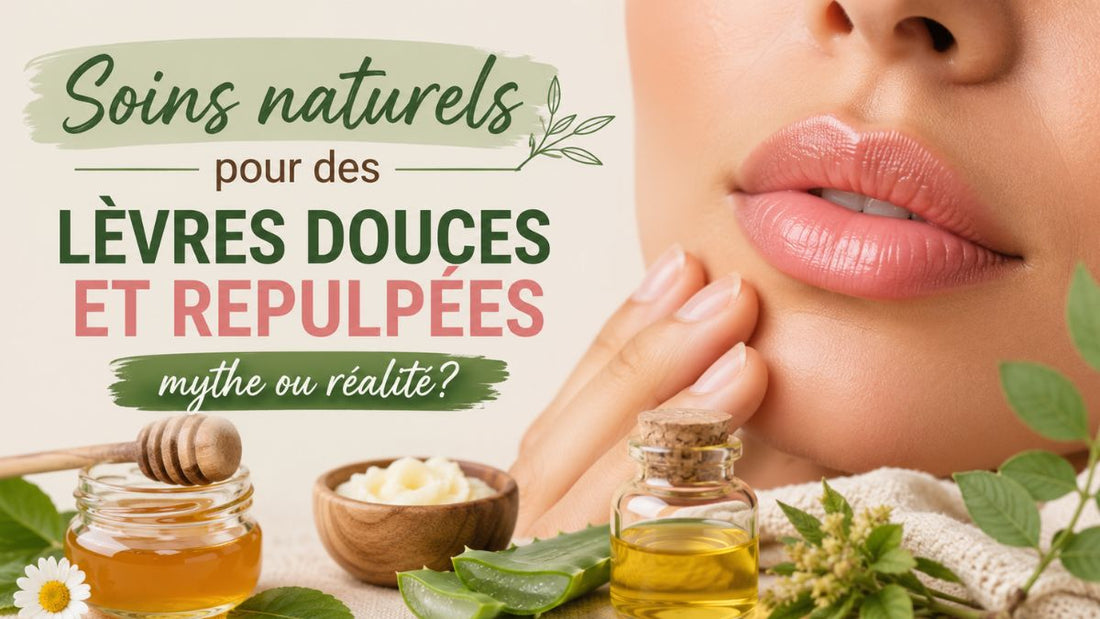 Soins naturels pour des lèvres douces et repulpées avec miel, aloe vera et huile végétale