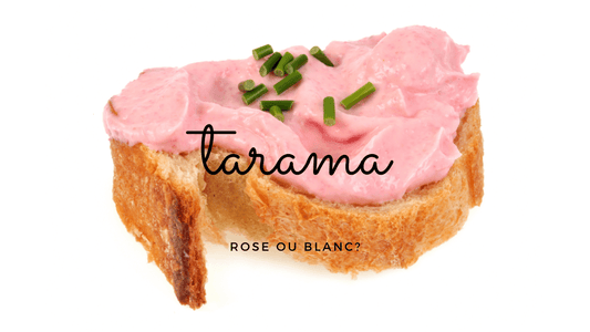 Le tarama est-il rose ou blanc?