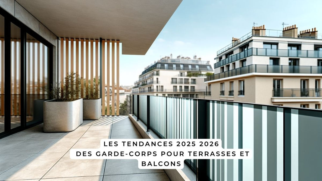 Les tendances 2025 2026 des garde-corps pour terrasses et balcons
