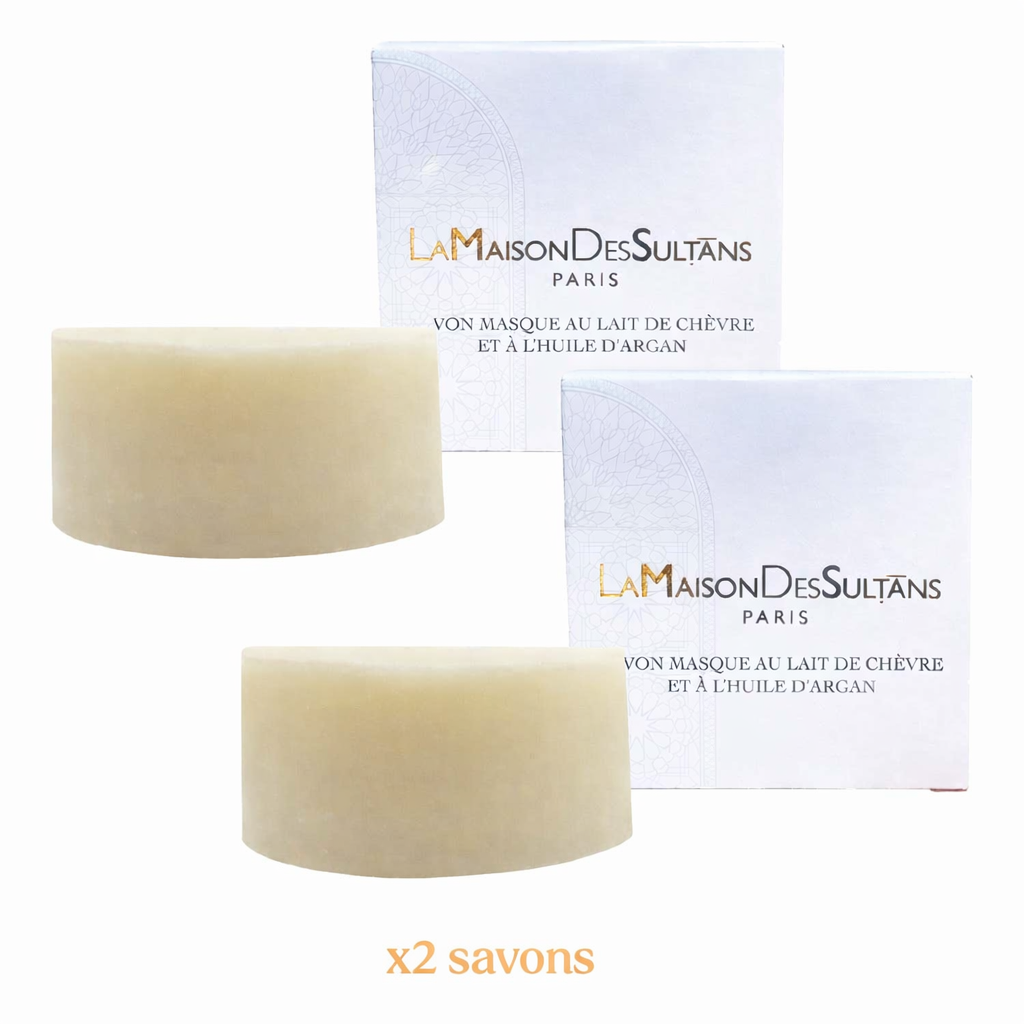 Savons au Lait de Chèvre Bio et à l'Huile d'Argan Bio 🇫🇷 Duo ou Trio