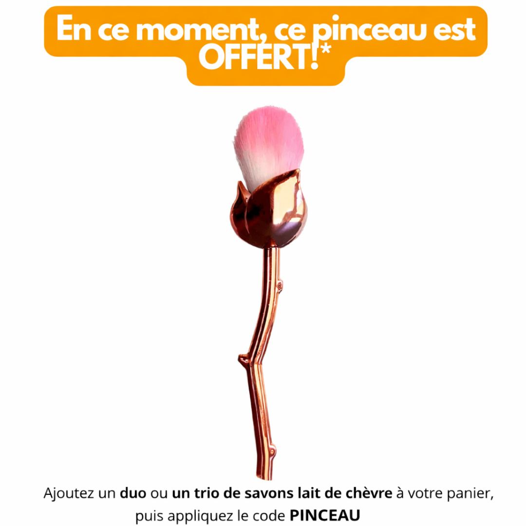 Pinceau masque en forme de Rose